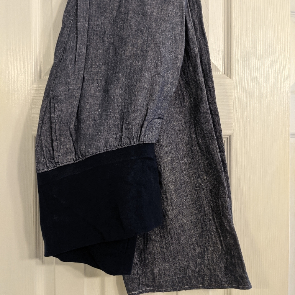 Old Navy XS wide leg linen maternity pants